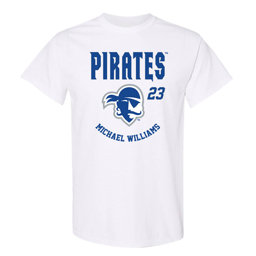 Seton Hall - NCAA Men's Basketball : Michael Williams - Fashion Shersey T-Shirt-0