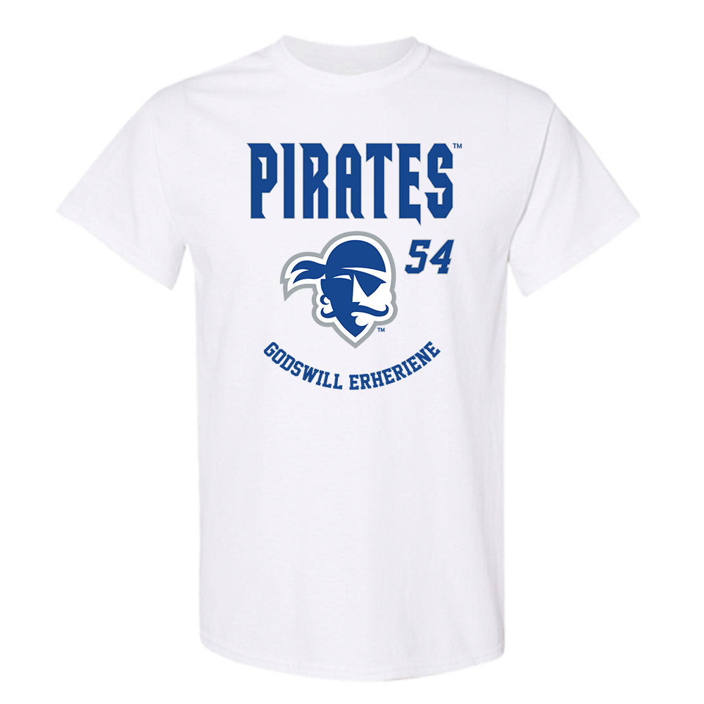 Seton Hall - NCAA Men's Basketball : Godswill Erheriene - Fashion Shersey T-Shirt-0