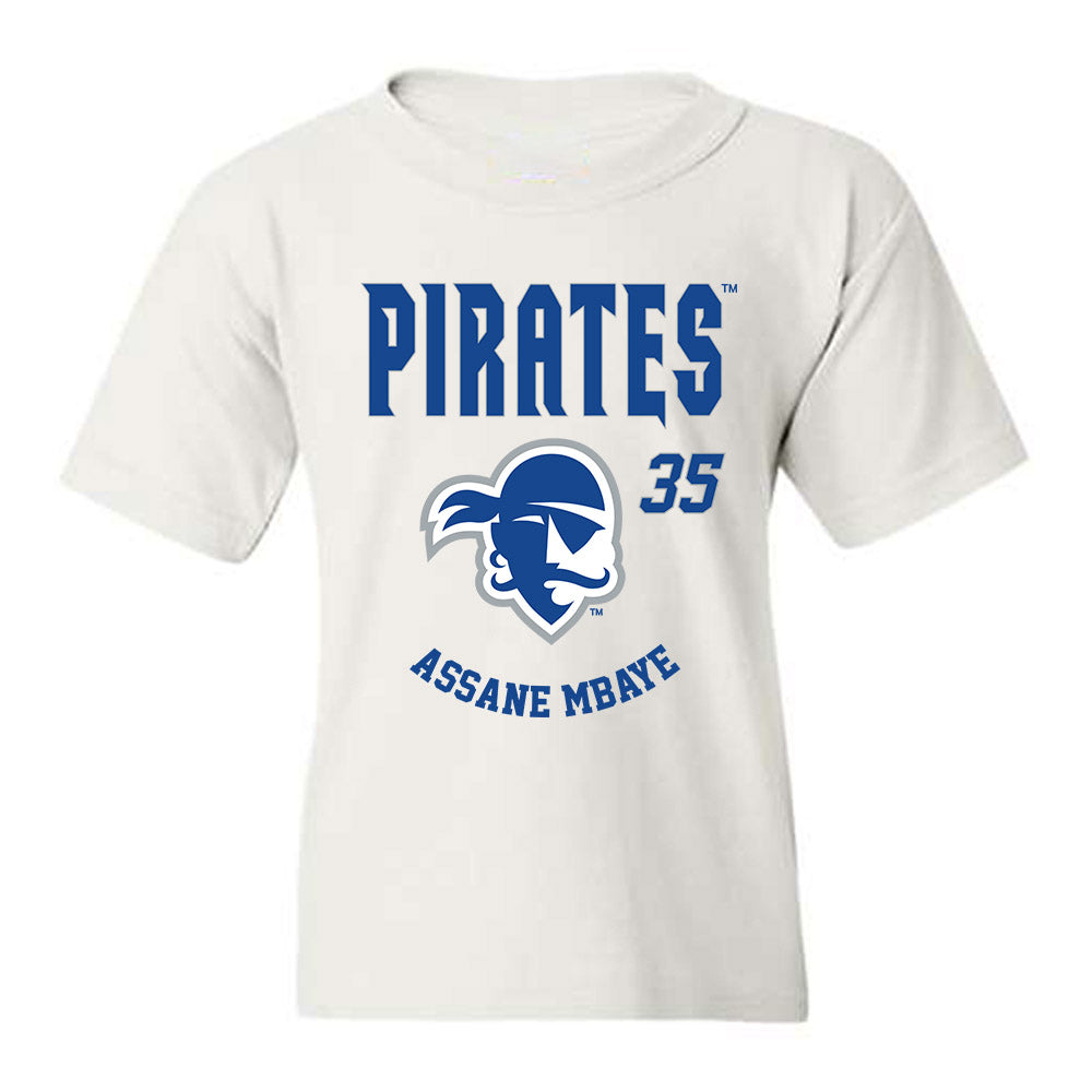 Seton Hall - NCAA Men's Basketball : Assane Mbaye - Fashion Shersey Youth T-Shirt-0
