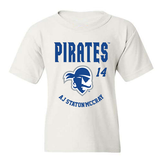 Seton Hall - NCAA Men's Basketball : AJ Staton-McCray - Fashion Shersey Youth T-Shirt-0
