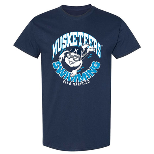 Xavier - NCAA Women's Swimming & Diving : Ella Maxfield - Fashion Shersey T-Shirt-0