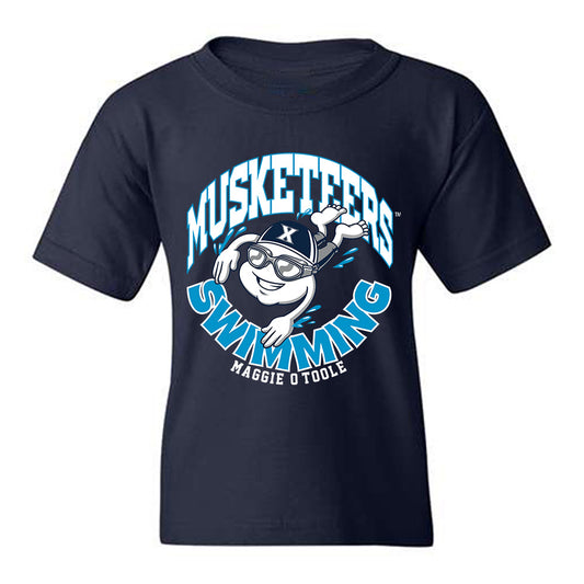 Xavier - NCAA Women's Swimming & Diving : Maggie O'Toole - Fashion Shersey Youth T-Shirt-0
