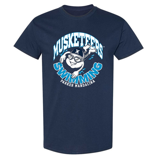 Xavier - NCAA Women's Swimming & Diving : Parker Mandacina - Fashion Shersey T-Shirt-0