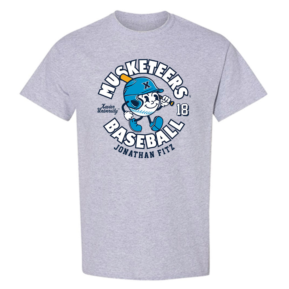 Xavier - NCAA Baseball : Jonathan Fitz - Fashion Shersey T-Shirt-0