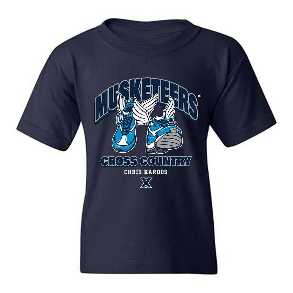Xavier - NCAA Men's Cross Country : Chris Kardos - Fashion Shersey Youth T-Shirt-0