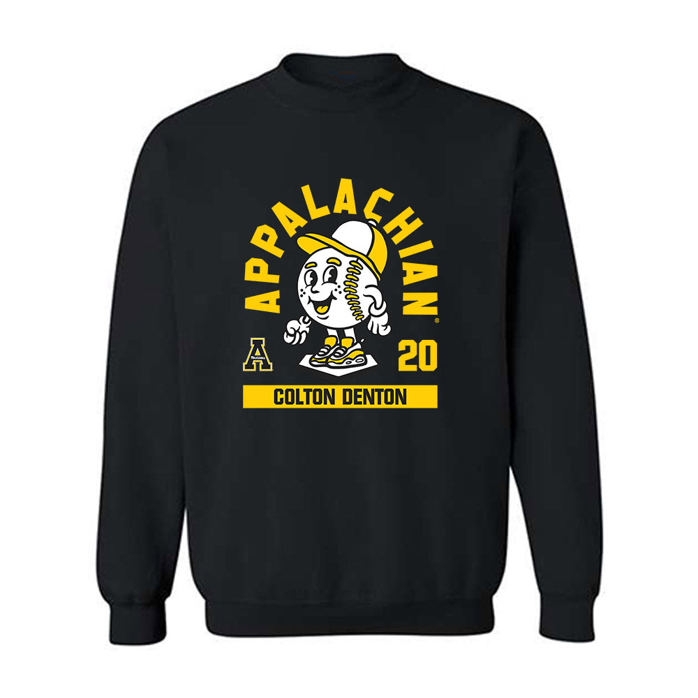 App State - NCAA Baseball : Colton Denton - Fashion Shersey Crewneck Sweatshirt-0