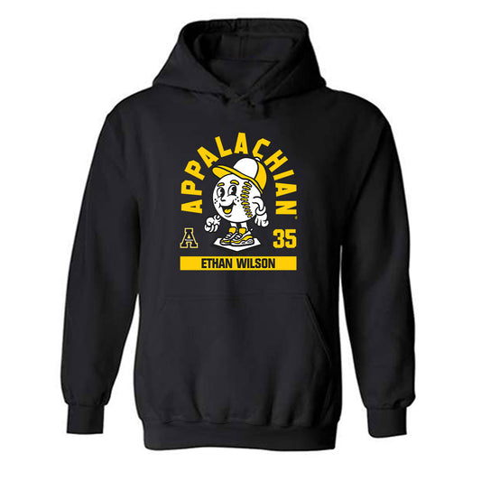 App State - NCAA Baseball : Ethan Wilson - Fashion Shersey Hooded Sweatshirt-0