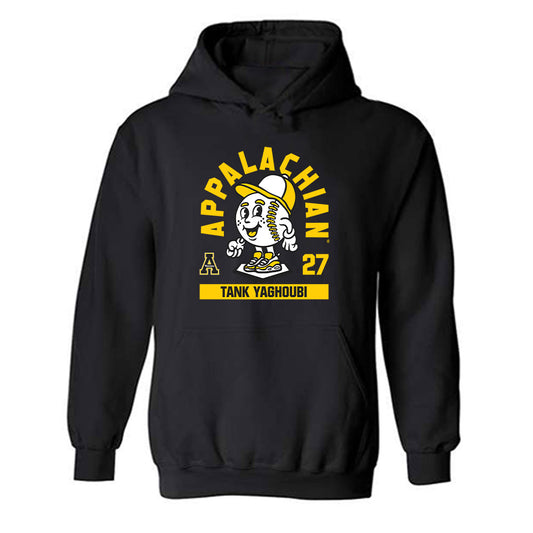 App State - NCAA Baseball : Tank Yaghoubi - Fashion Shersey Hooded Sweatshirt-0