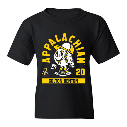 App State - NCAA Baseball : Colton Denton - Fashion Shersey Youth T-Shirt-0