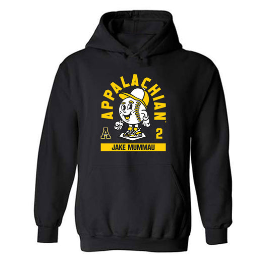 App State - NCAA Baseball : Jake Mummau - Fashion Shersey Hooded Sweatshirt-0
