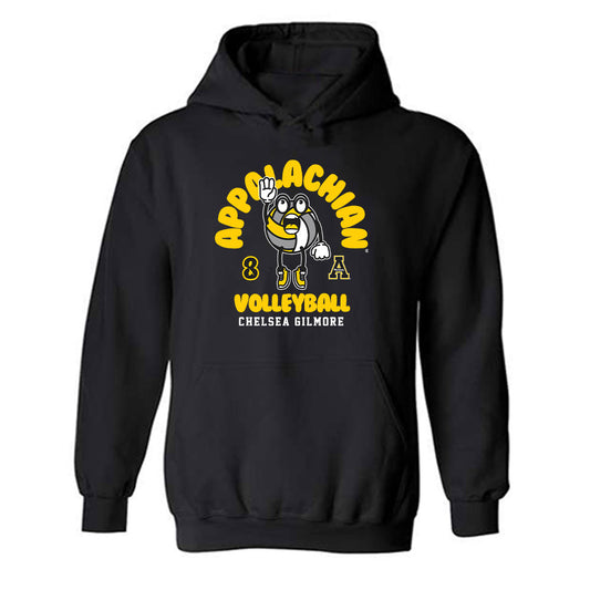 App State - NCAA Women's Volleyball : Chelsea Gilmore - Fashion Shersey Hooded Sweatshirt-0