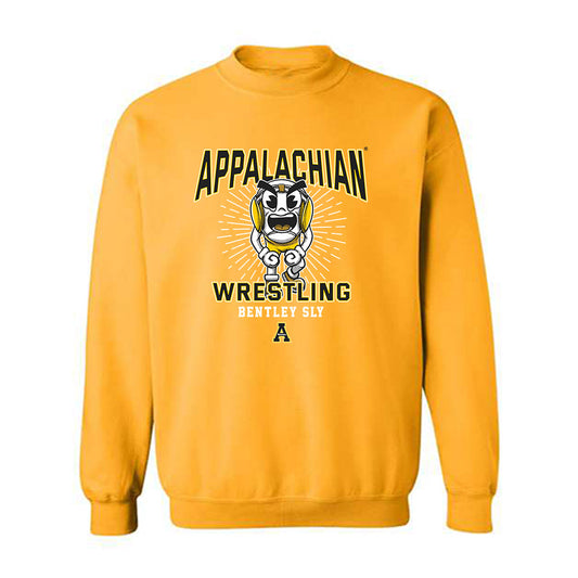 App State - NCAA Wrestling : Bentley Sly - Crewneck Sweatshirt-0