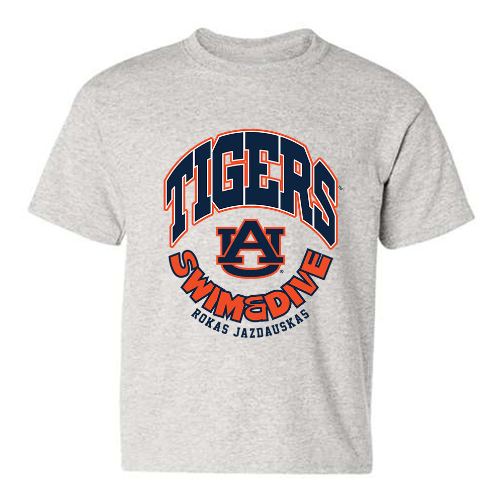 Auburn - NCAA Men's Swimming & Diving : Rokas Jazdauskas - Fashion Shersey Youth T-Shirt-0