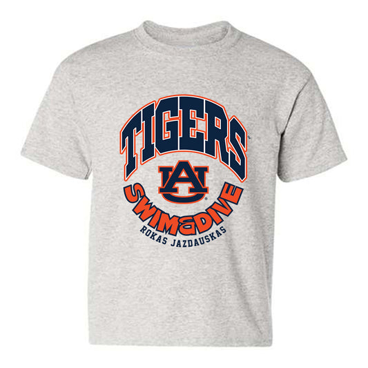 Auburn - NCAA Men's Swimming & Diving : Rokas Jazdauskas - Fashion Shersey Youth T-Shirt-0