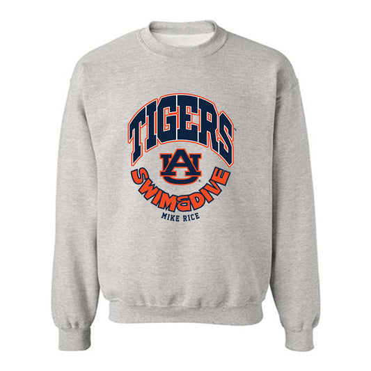 Auburn - NCAA Men's Swimming & Diving : Mike Rice - Fashion Shersey Crewneck Sweatshirt-0