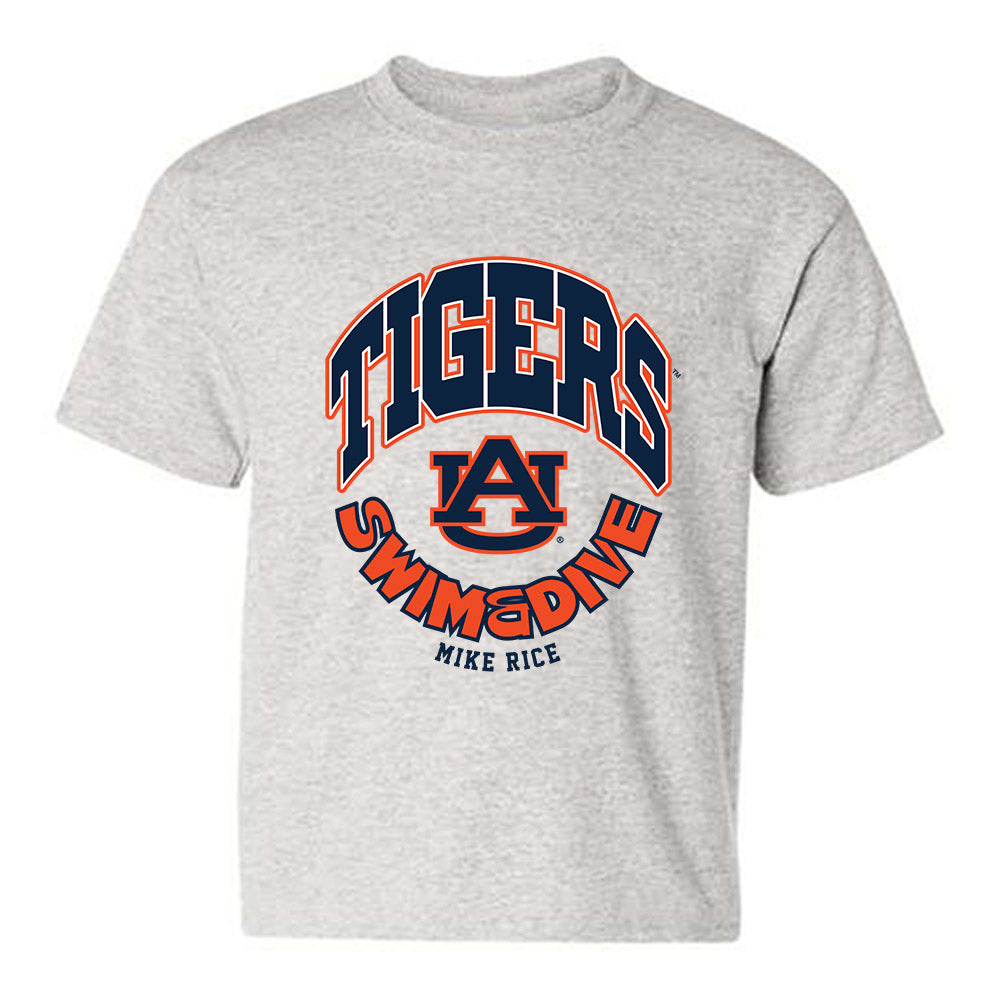 Auburn - NCAA Men's Swimming & Diving : Mike Rice - Fashion Shersey Youth T-Shirt-0