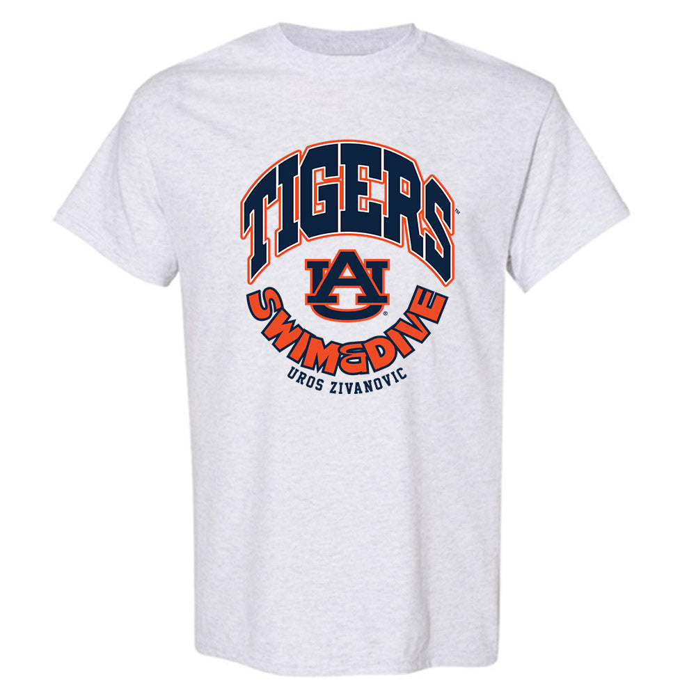 Auburn - NCAA Men's Swimming & Diving : Uros Zivanovic - Fashion Shersey T-Shirt-0