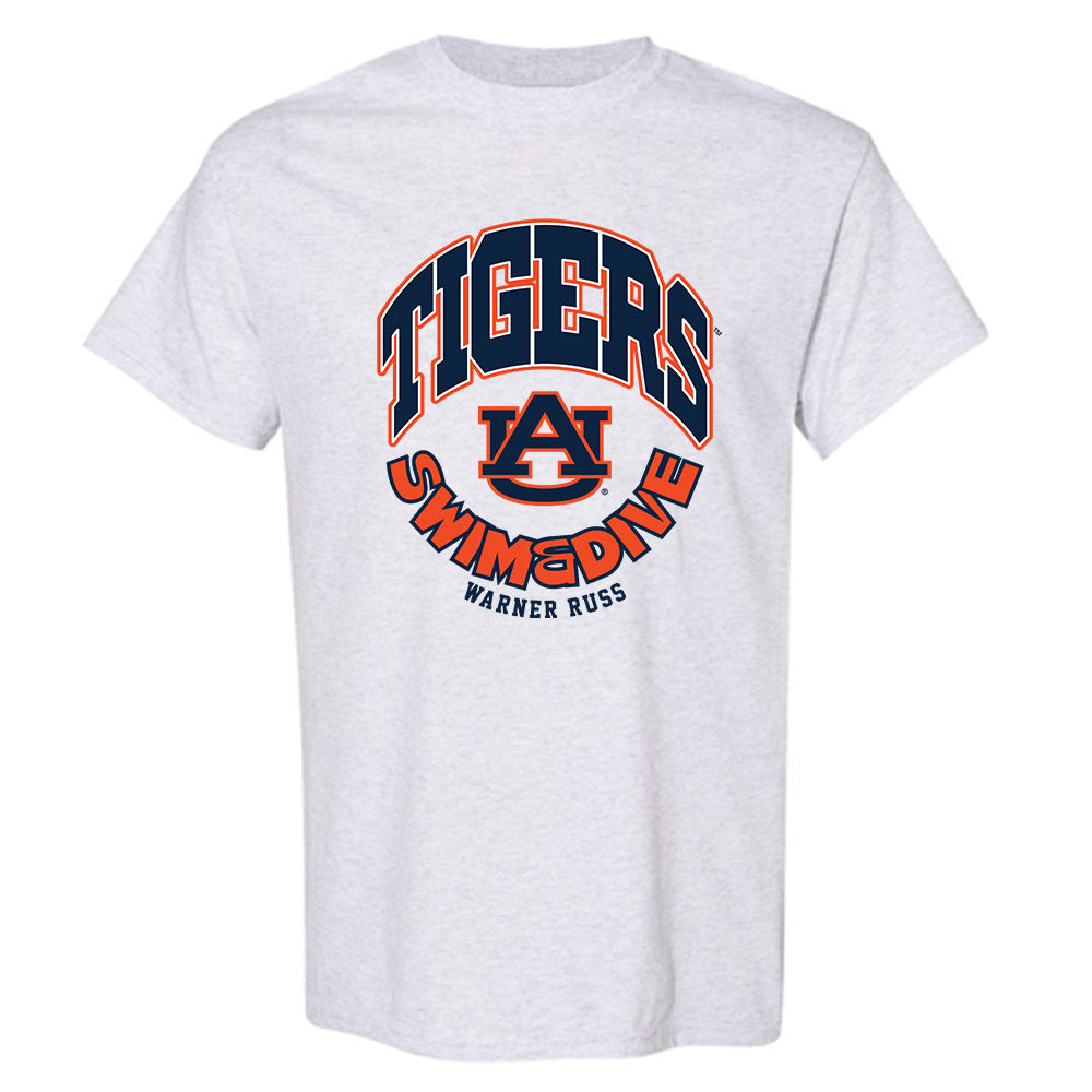 Auburn - NCAA Men's Swimming & Diving : Warner Russ - Fashion Shersey T-Shirt-0