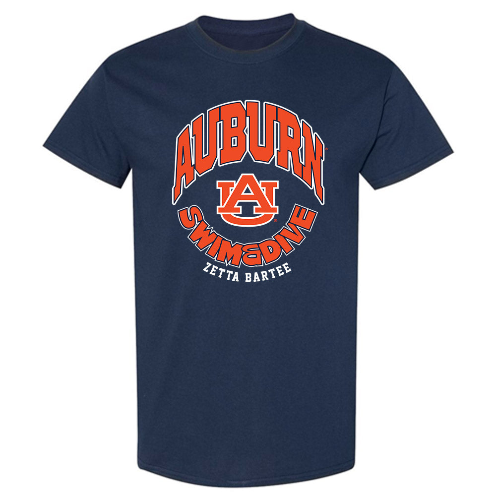 Auburn - NCAA Women's Swimming & Diving : Zetta Bartee - Fashion Shersey T-Shirt-0