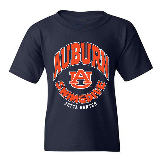 Auburn - NCAA Women's Swimming & Diving : Zetta Bartee - Fashion Shersey Youth T-Shirt-0