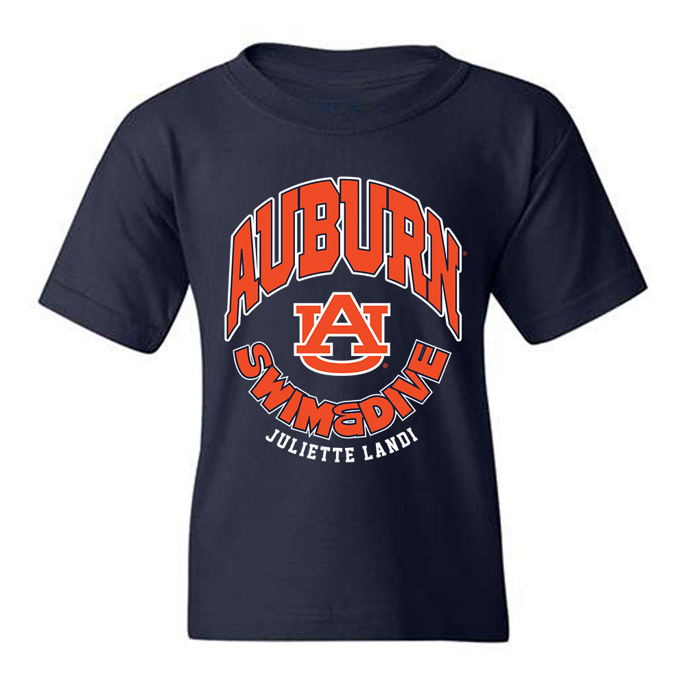 Auburn - NCAA Women's Swimming & Diving : Juliette Landi - Fashion Shersey Youth T-Shirt-0