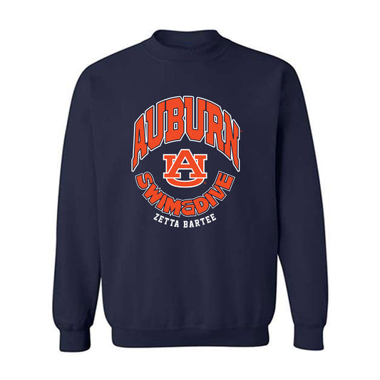 Auburn - NCAA Women's Swimming & Diving : Zetta Bartee - Fashion Shersey Crewneck Sweatshirt-0