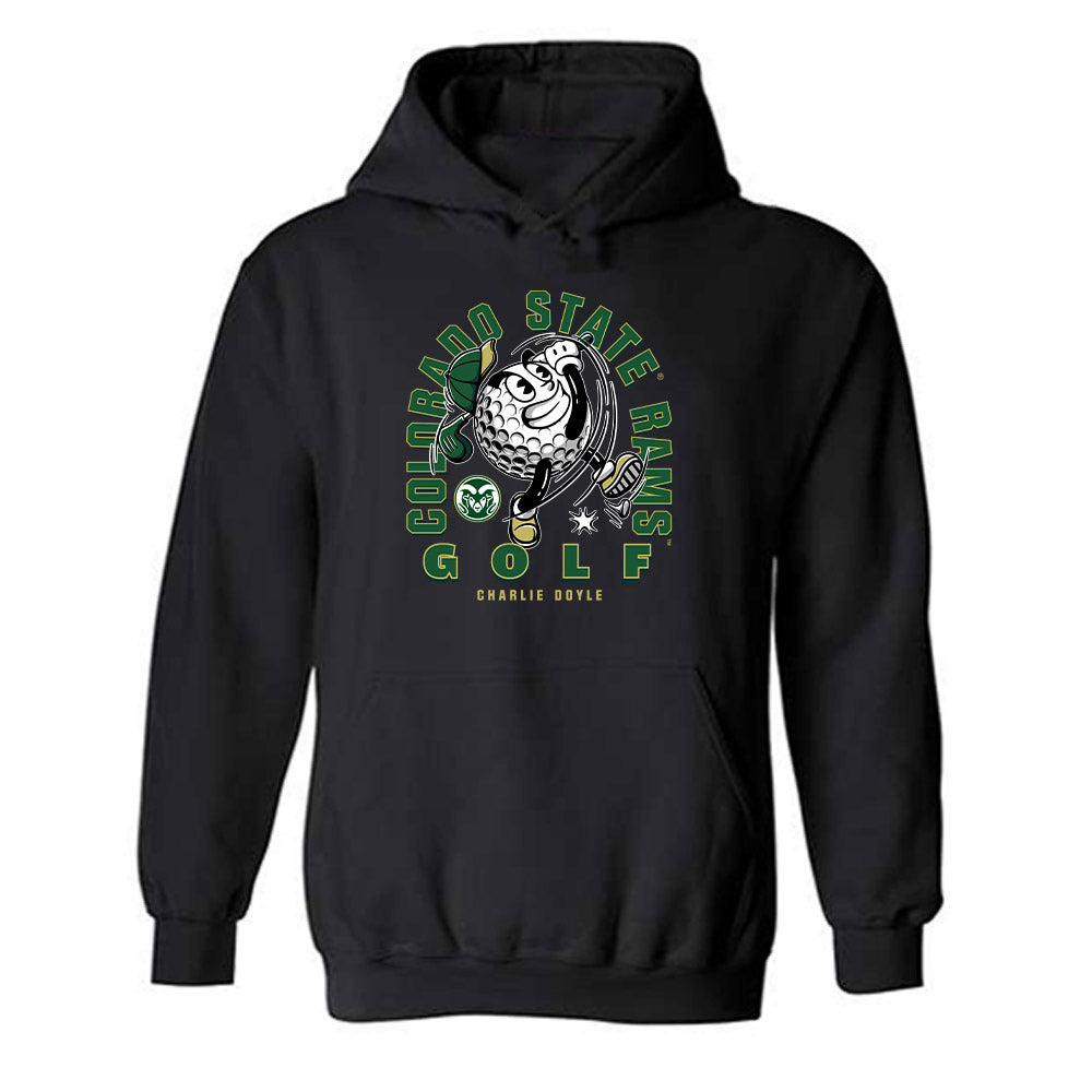 Colorado State - NCAA Men's Golf : Charlie Doyle - Hooded Sweatshirt-0