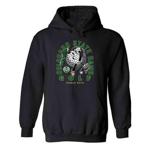Colorado State - NCAA Men's Golf : Charlie Doyle - Hooded Sweatshirt-0