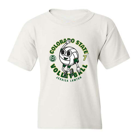 Colorado State - NCAA Women's Volleyball : Jessica Lawton - Youth T-Shirt