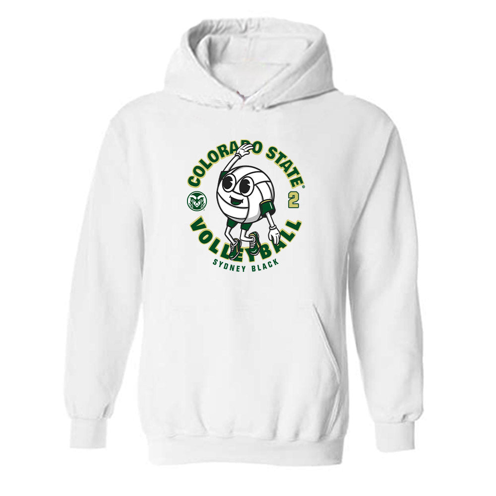 Colorado State - NCAA Women's Volleyball : Sydney Black - Hooded Sweatshirt-0