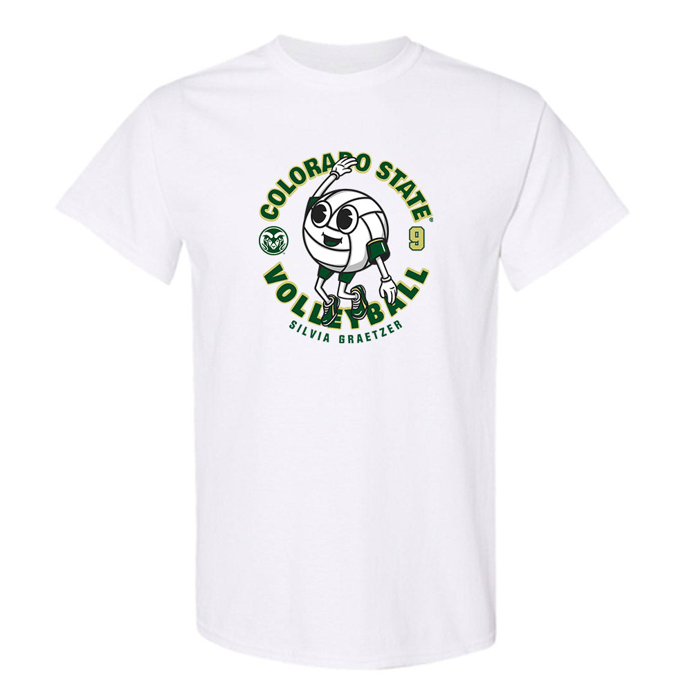Colorado State - NCAA Women's Volleyball : Silvia Graetzer - T-Shirt-0