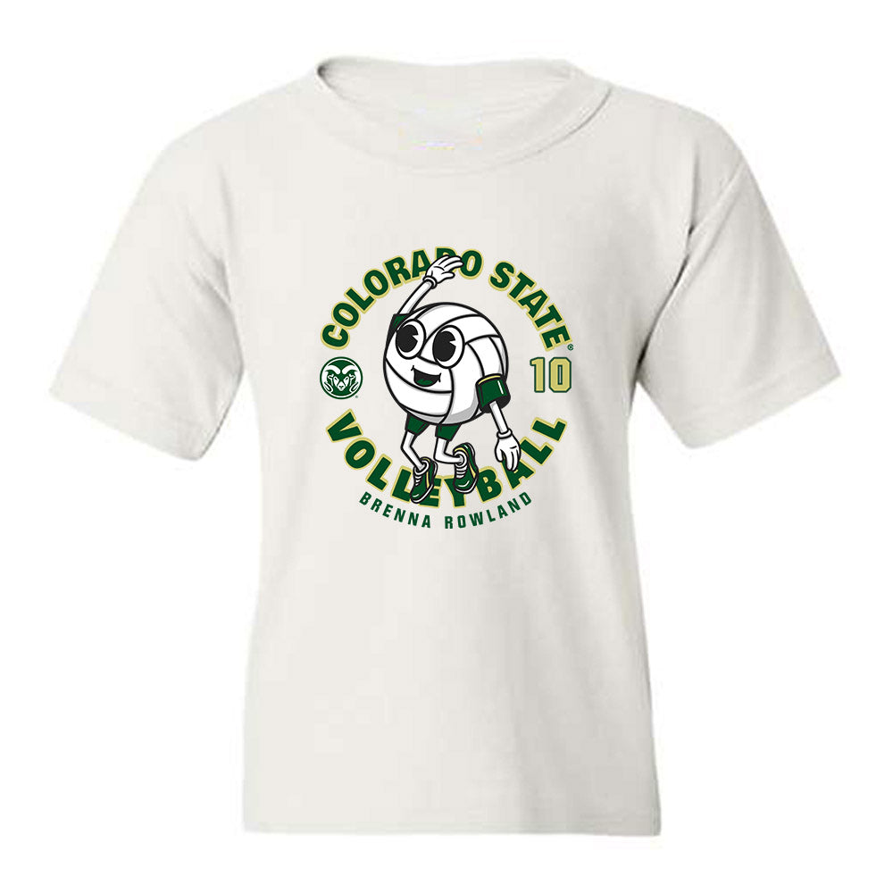 Colorado State - NCAA Women's Volleyball : Brenna Rowland - Youth T-Shirt-0