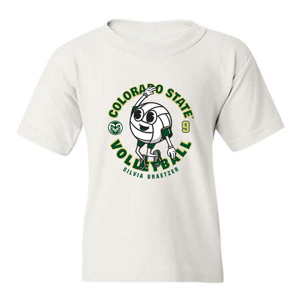 Colorado State - NCAA Women's Volleyball : Silvia Graetzer - Youth T-Shirt-0