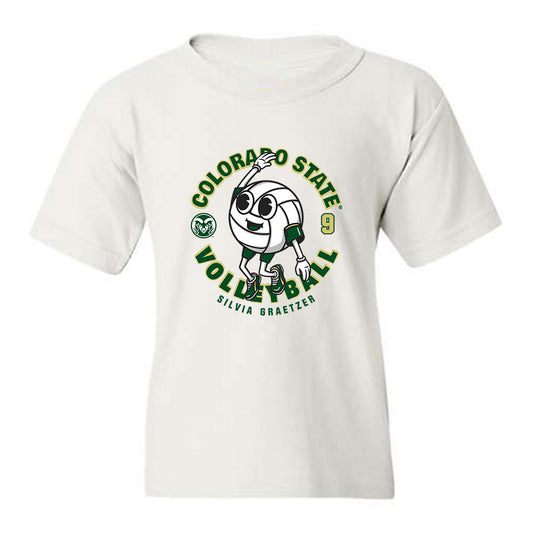 Colorado State - NCAA Women's Volleyball : Silvia Graetzer - Youth T-Shirt-0