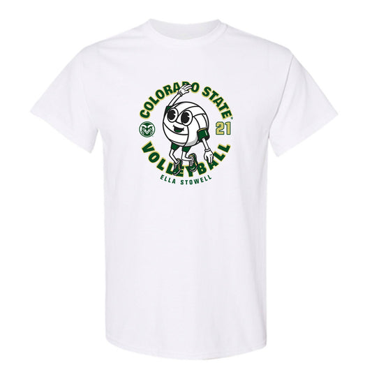 Colorado State - NCAA Women's Volleyball : Ella Stowell - T-Shirt-0