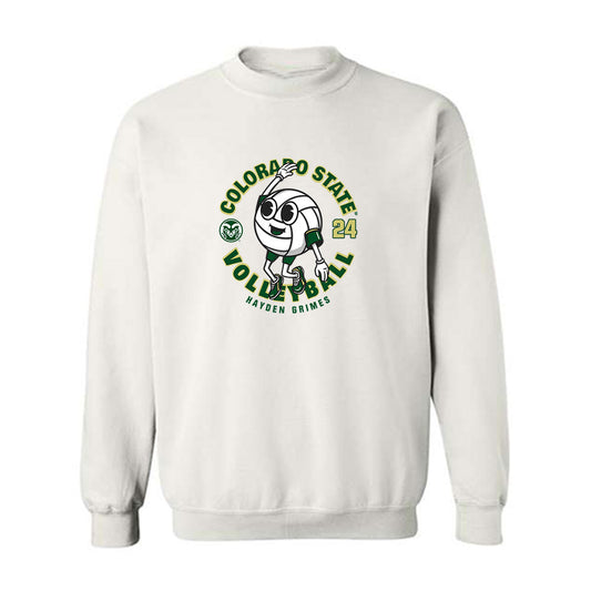 Colorado State - NCAA Women's Volleyball : Hayden Grimes - Crewneck Sweatshirt-0