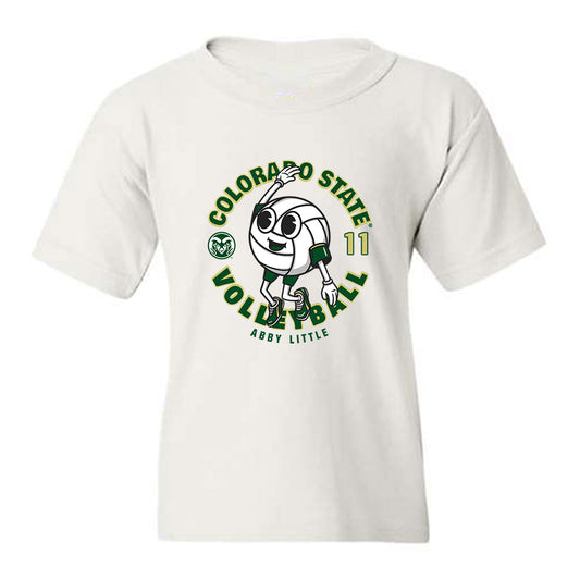 Colorado State - NCAA Women's Volleyball : Abby Little - Youth T-Shirt-0