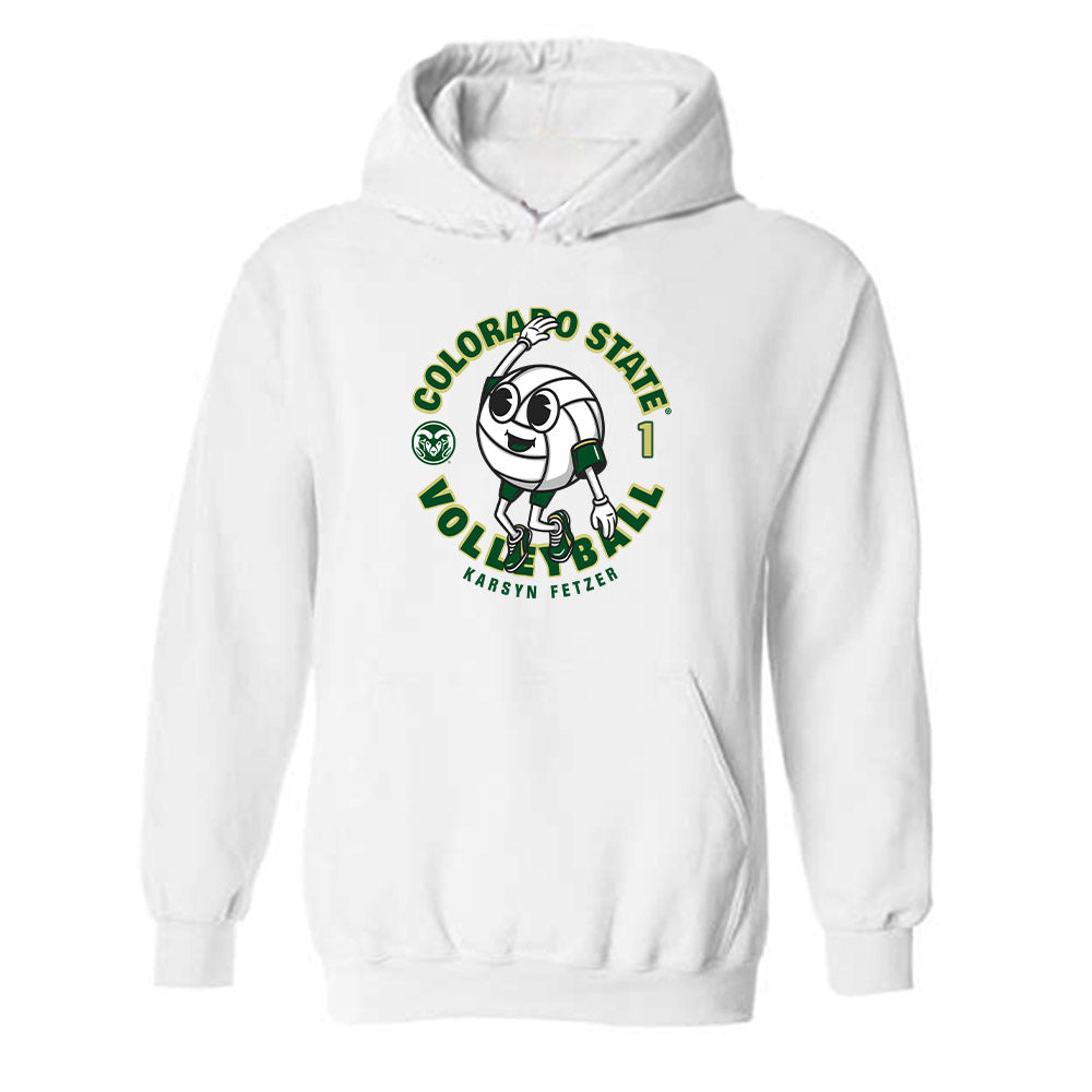 Colorado State - NCAA Women's Volleyball : Karsyn Fetzer - Hooded Sweatshirt-0