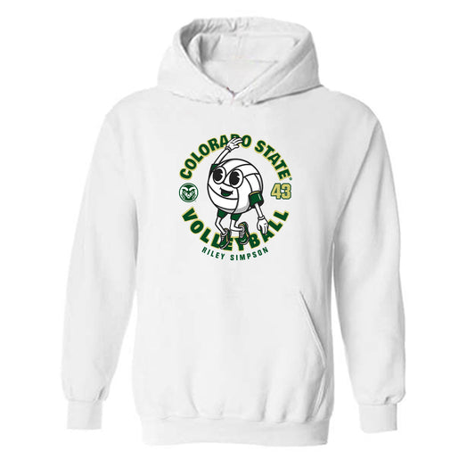 Colorado State - NCAA Women's Volleyball : Riley Simpson - Hooded Sweatshirt-0