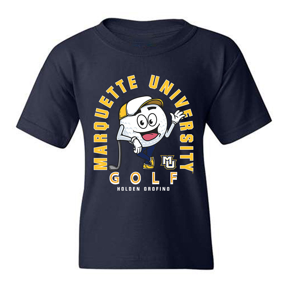 Marquette - NCAA Men's Golf : Holden Orofino - Fashion Shersey Youth T-Shirt-0