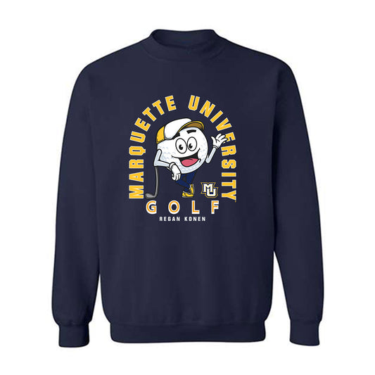 Marquette - NCAA Men's Golf : Regan Konen - Fashion Shersey Crewneck Sweatshirt-0