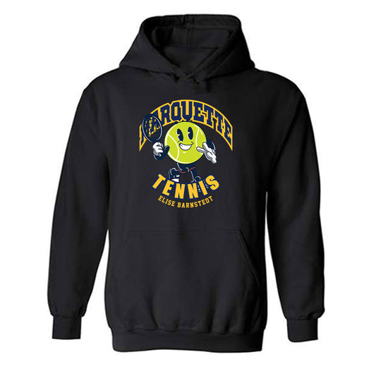 Marquette - NCAA Women's Tennis : Elise Barnstedt - Fashion Shersey Hooded Sweatshirt-0