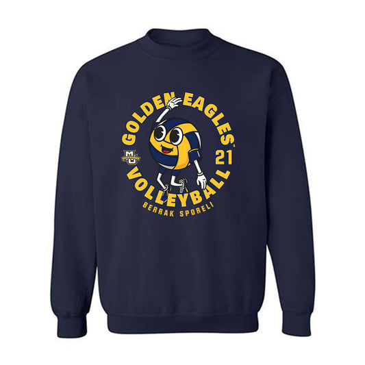 Marquette - NCAA Women's Volleyball : Berrak Sporeli - Fashion Shersey Crewneck Sweatshirt-0