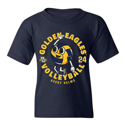 Marquette - NCAA Women's Volleyball : Avery Helms - Fashion Shersey Youth T-Shirt-0