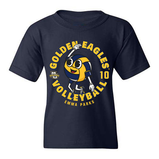Marquette - NCAA Women's Volleyball : Emma Parks - Fashion Shersey Youth T-Shirt-0