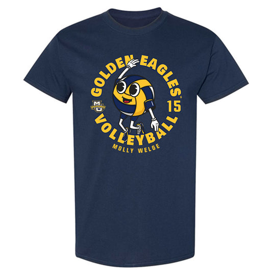 Marquette - NCAA Women's Volleyball : Molly Welge - Fashion Shersey T-Shirt-0