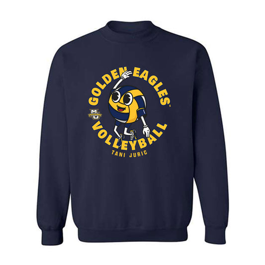 Marquette - NCAA Women's Volleyball : Tani Juric - Fashion Shersey Crewneck Sweatshirt-0