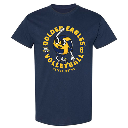 Marquette - NCAA Women's Volleyball : Alicia Beers - Fashion Shersey T-Shirt-0
