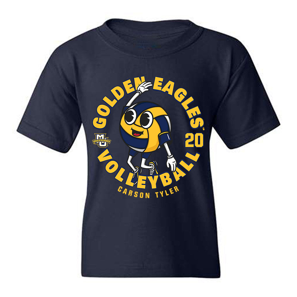 Marquette - NCAA Women's Volleyball : Carson Tyler - Fashion Shersey Youth T-Shirt-0