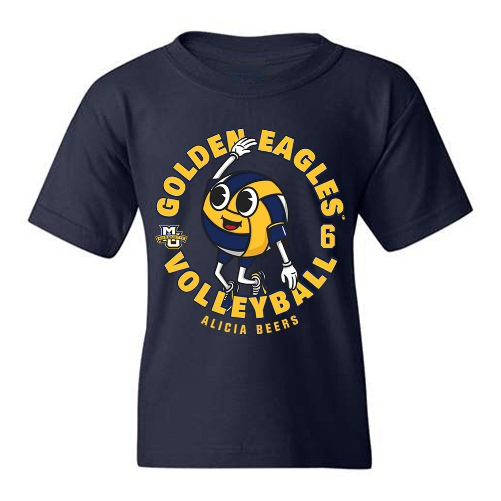 Marquette - NCAA Women's Volleyball : Alicia Beers - Fashion Shersey Youth T-Shirt-0